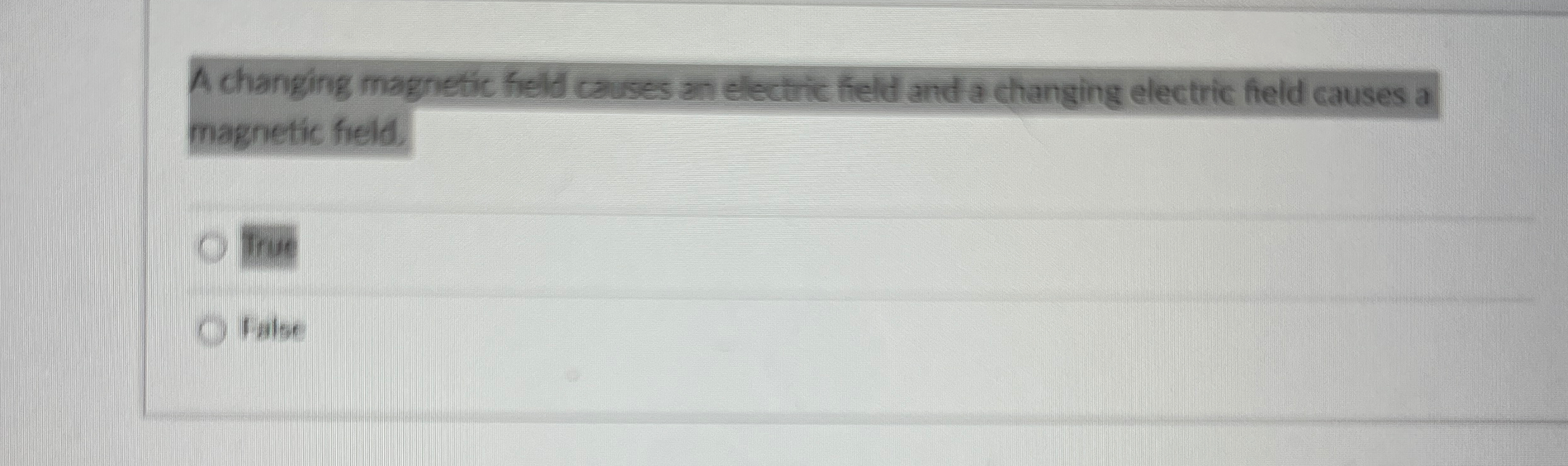 Solved A Changing Magnetic Field Causes An Electric Field Chegg