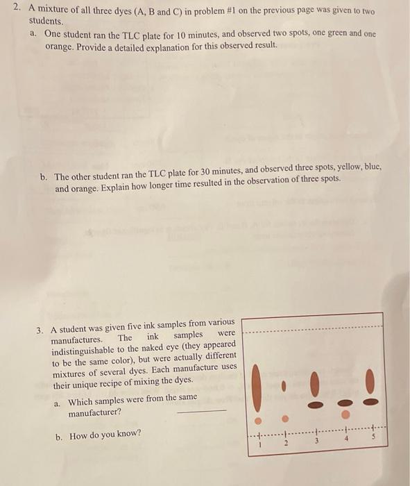 Solved Pre Laboratory Assignment The Following Data Were Chegg