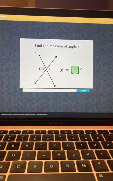 Solved Find The Measure Of Angle X Chegg