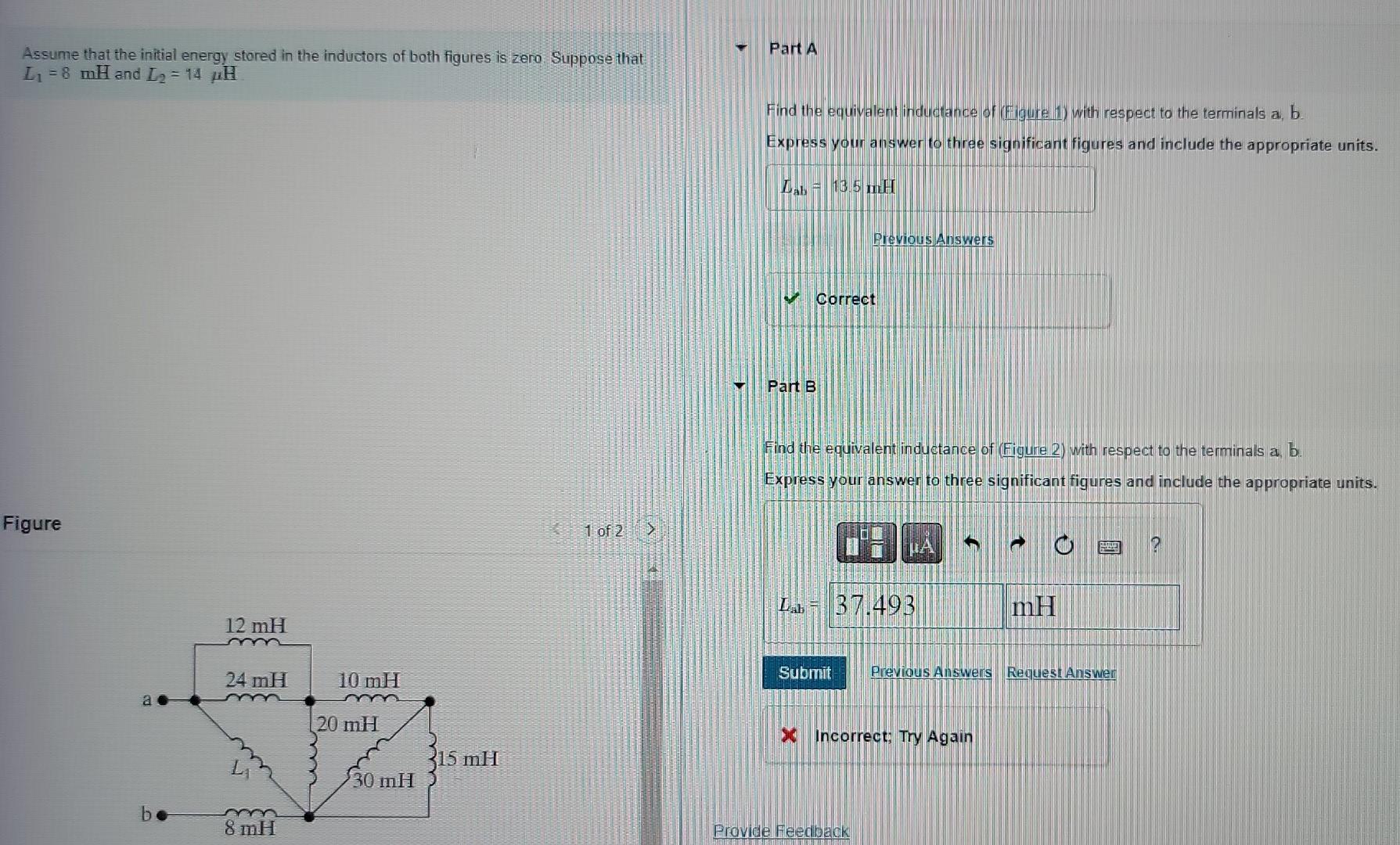 Solved Assume That The Initial Energy Stored In The Chegg