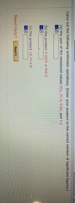 Solved Carry Out The Following Arithmetic Operations Enter Chegg