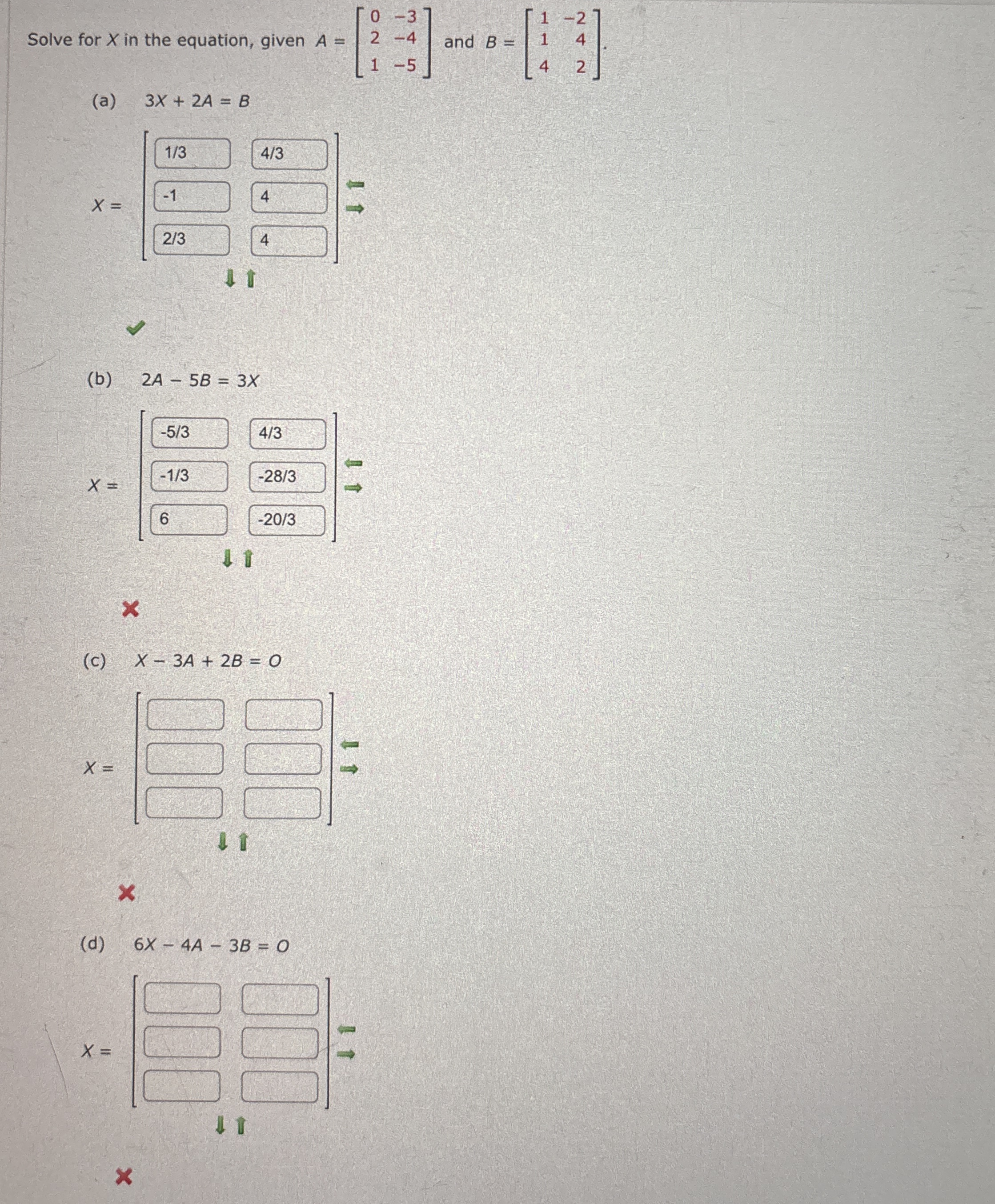 Solve For X In The Equation Given A Chegg