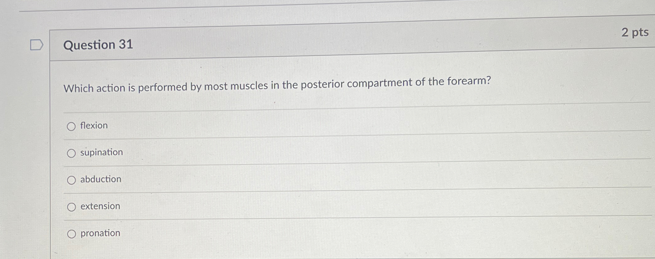 Solved Question Ptswhich Action Is Performed By Most Chegg