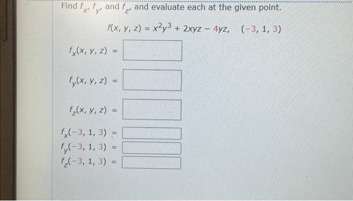 Solved Find Both First Partial Derivatives Chegg