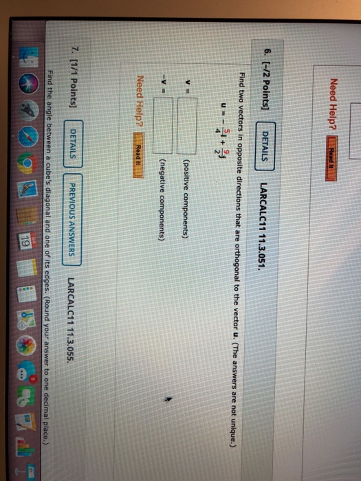 Solved Need Help Read It 6 2 Points DETAILS LARCALC11 Chegg