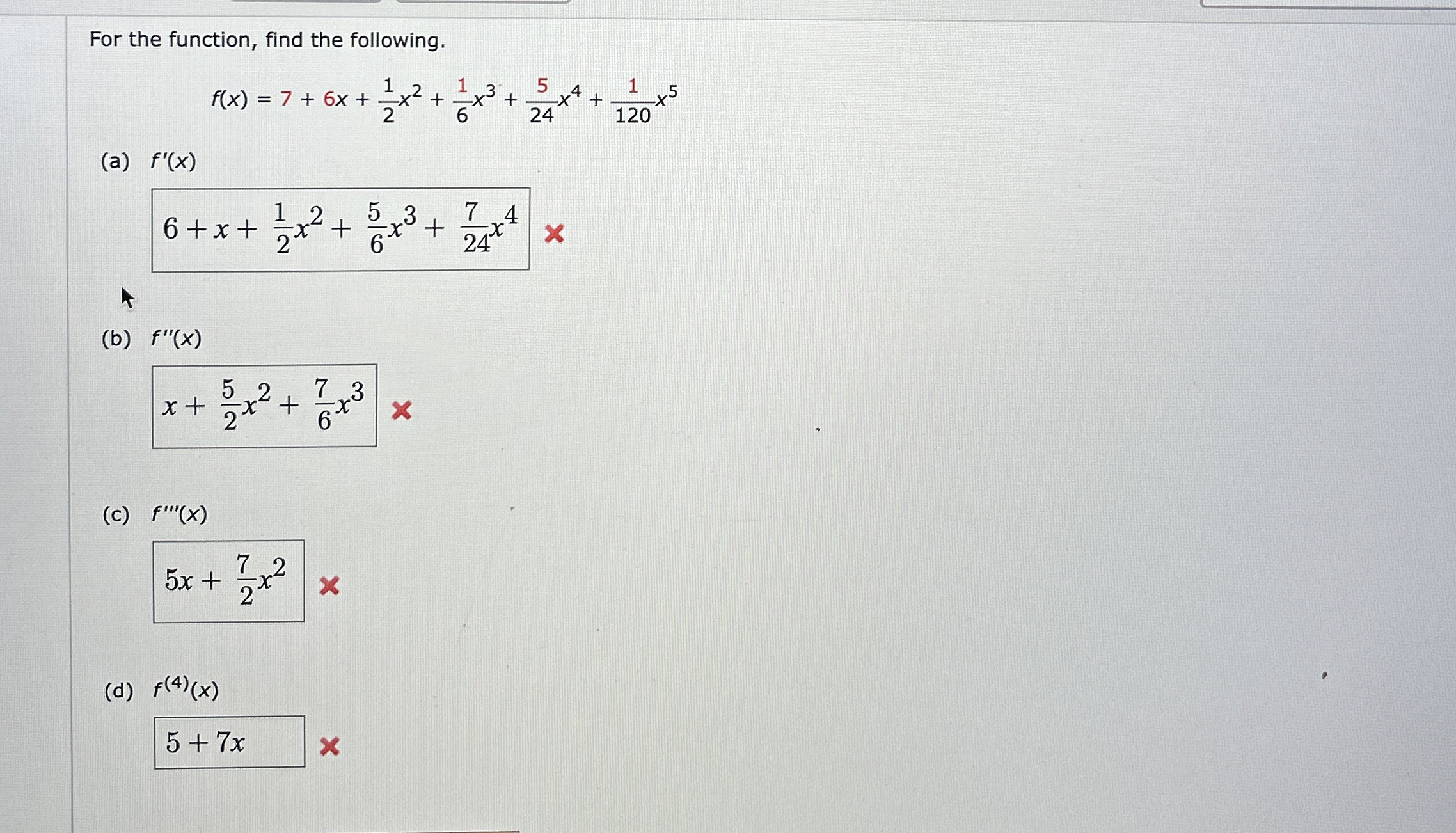 Solved For The Function Find The Chegg