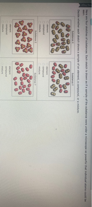 Solved Here Are Four Sketches Of Substances Each Sketch Is Chegg