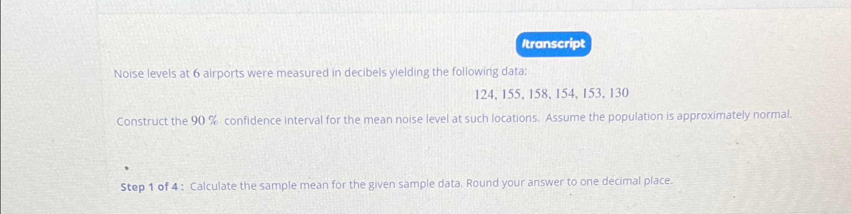 Solved Noise Levels At Airports Were Measured In Decibels Chegg