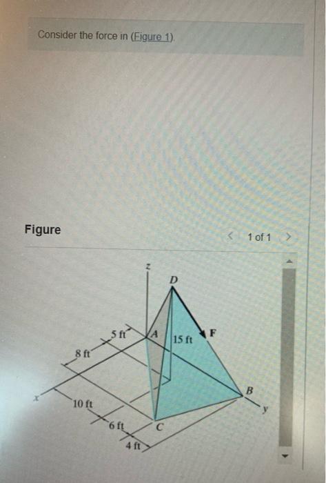 Solved Consider The Force In Figure Figureif The Moment Chegg