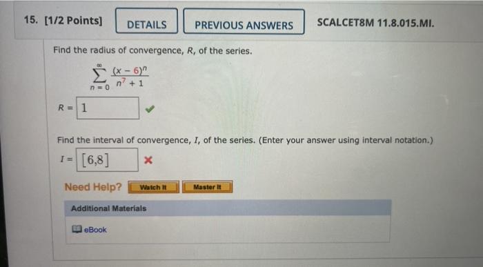 Solved Points Details Previous Answers Scalcet M Chegg