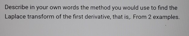 Solved Situación Describa en sus propias palabras el método Chegg