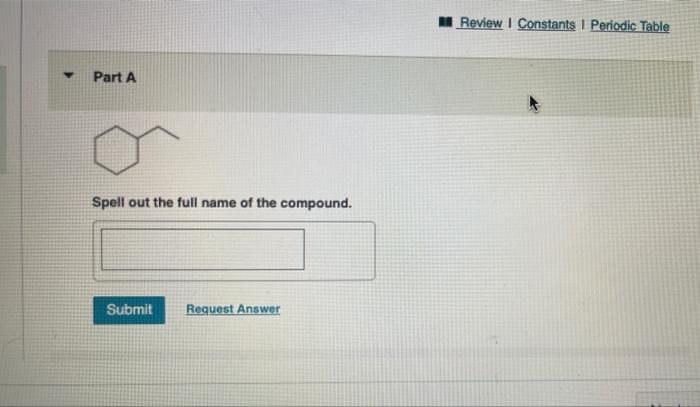 Solved Review Constants Periodic Table Part A Spell Out Chegg