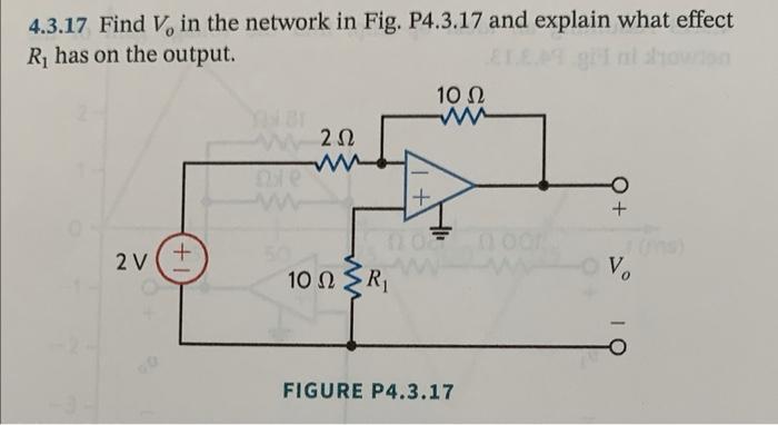 Solved Find Vo In The Network In Fig P And Chegg