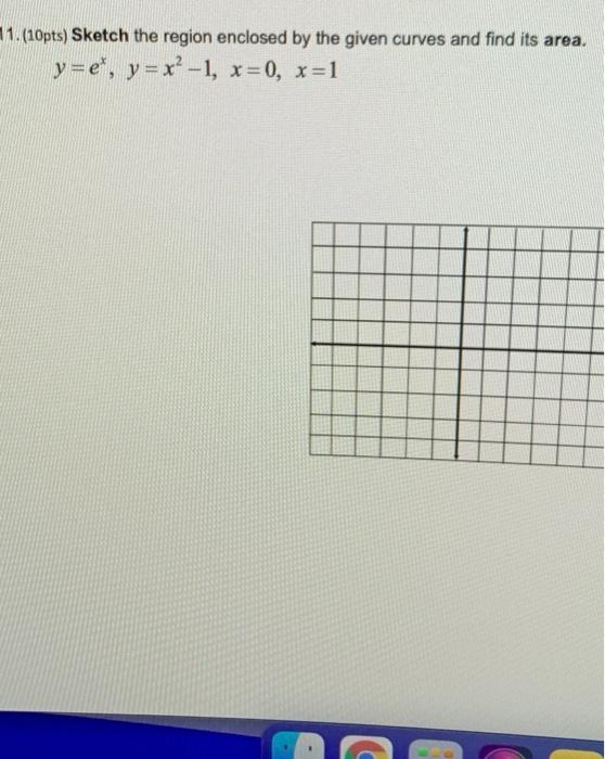 Solved Pts Sketch The Region Enclosed By The Given Chegg