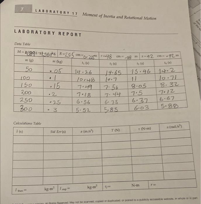 Determine The Values Of The Total Mass Of The Chegg