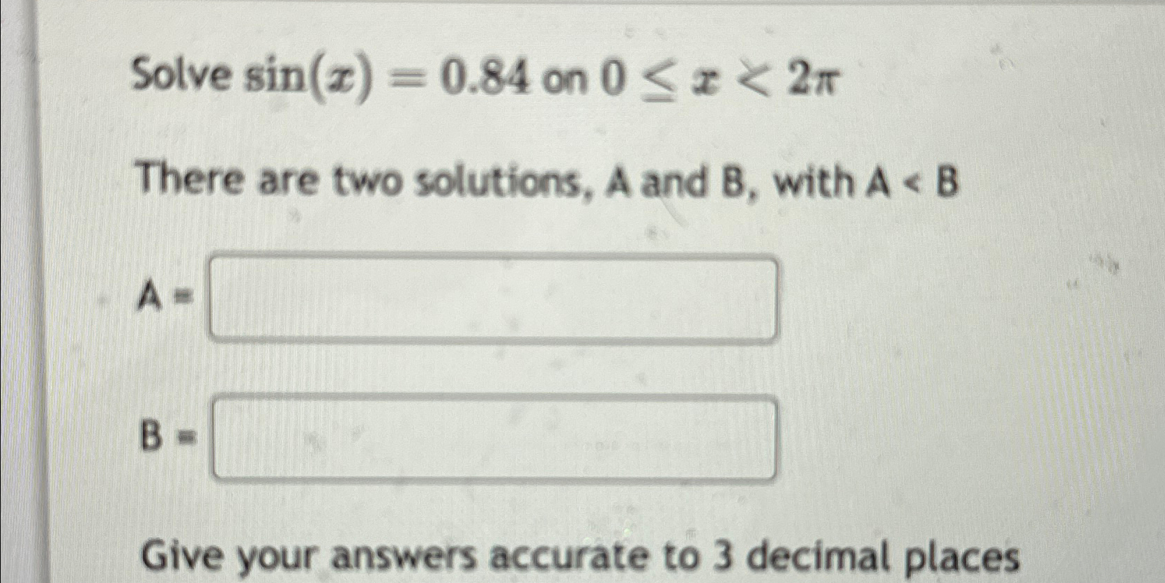 Solved Solve Sin X On X