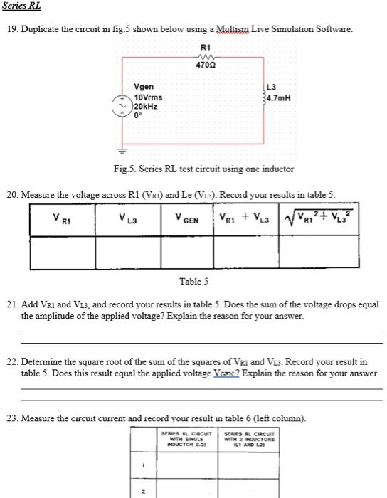 Solved Pls Help19 Duplicate The Circuit In Fig 5 Shown Chegg