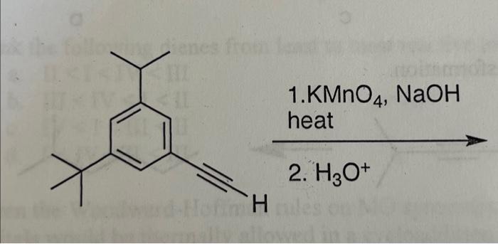 Solved 1 KMnO4 NaOH Heat 2 H3O Chegg