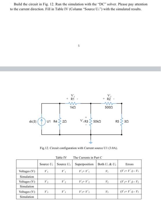 Solved Build The Circuit In Fig Run The Simulation With Chegg