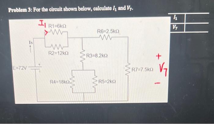 Solved Problem 3 For The Circuit Shown Below Calculate