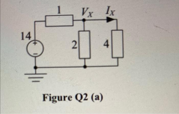 Solved Vx Ix Ix Figure Q A Q A Determine V Chegg