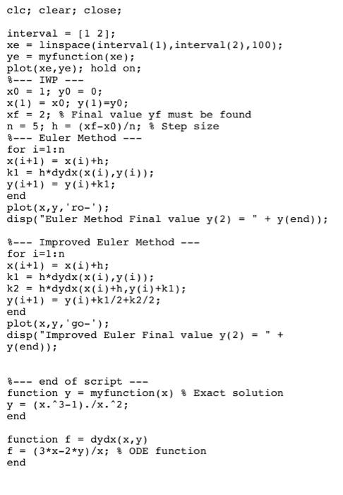 Solved Matlab Question Please Do It Step By Step Please Chegg