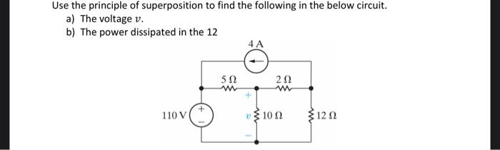 Solved Use The Principle Of Superposition To Find The Chegg