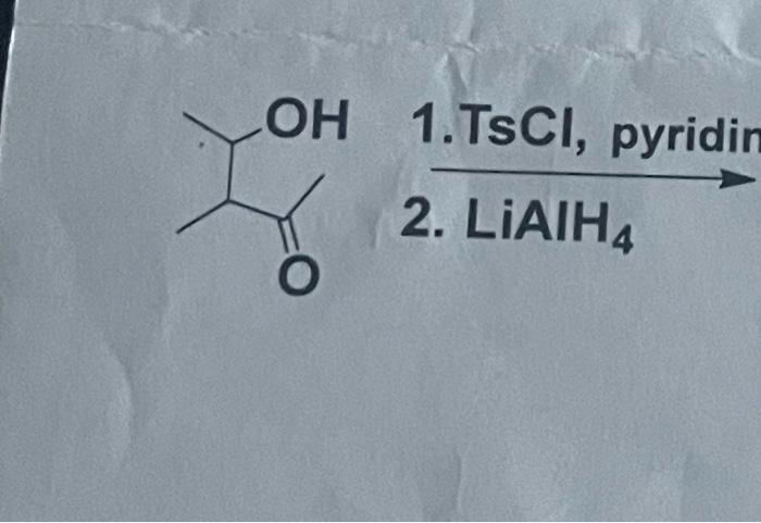 Solved Tscl Pyridin Lialh Chegg