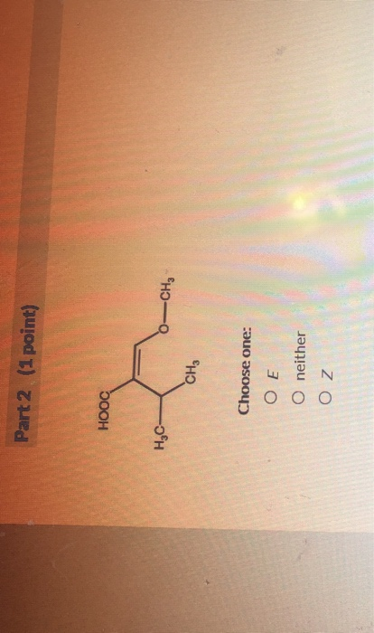 Solved For The Following Molecules Determine Whether The Chegg