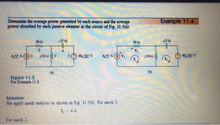 Solved Determine The Average Power Generated By Each Source Chegg