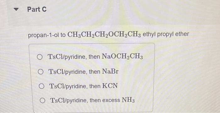 Solved Show How You Would Convert Propan Ol To The Chegg