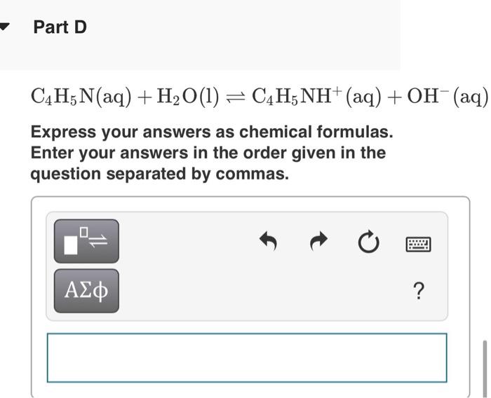 Solved For Each Reaction Identify The Bronsted Lowry Acid Chegg