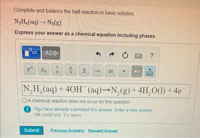 Solved Complete And Balance The Half Reaction In Basic Chegg