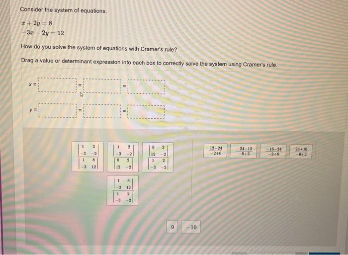 Solved Consider The System Of Equations X Y X Y How Chegg