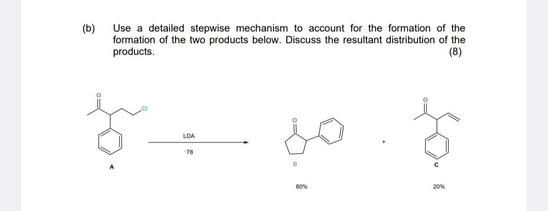 Solved B Use A Detailed Stepwise Mechanism To Account For Chegg