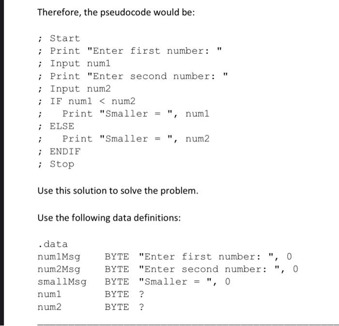 Solved Write A Program To Read Two Numbers And Print The Chegg