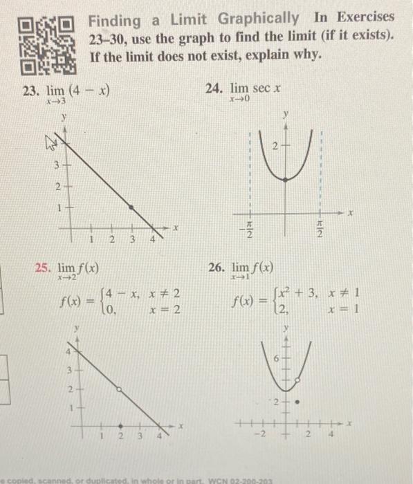 Solved Finding A Limit Graphically In Exercises 23 30 Use Chegg