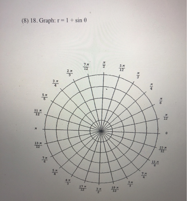 Solved 8 18 Graph R 1 Sin 0 KIN 12 KI Kle Klo Chegg