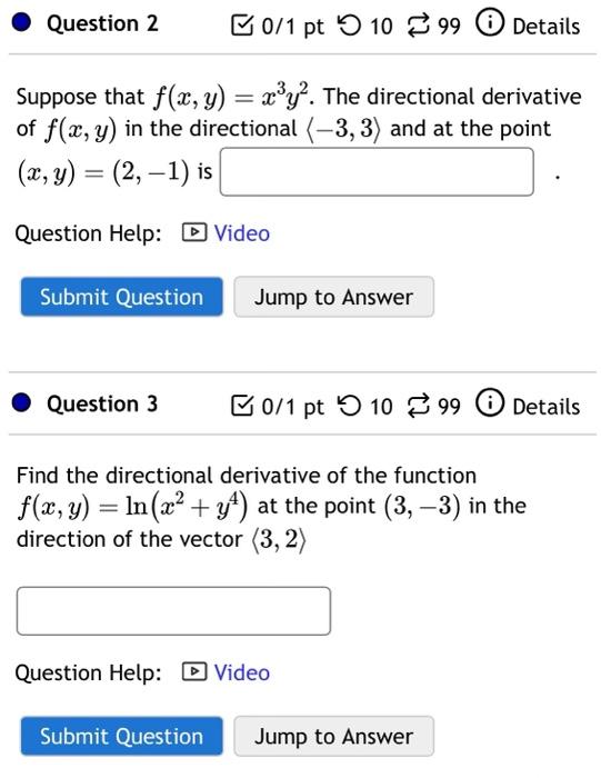 Solved Suppose That F X Y X3y2 The Directional Derivative Chegg