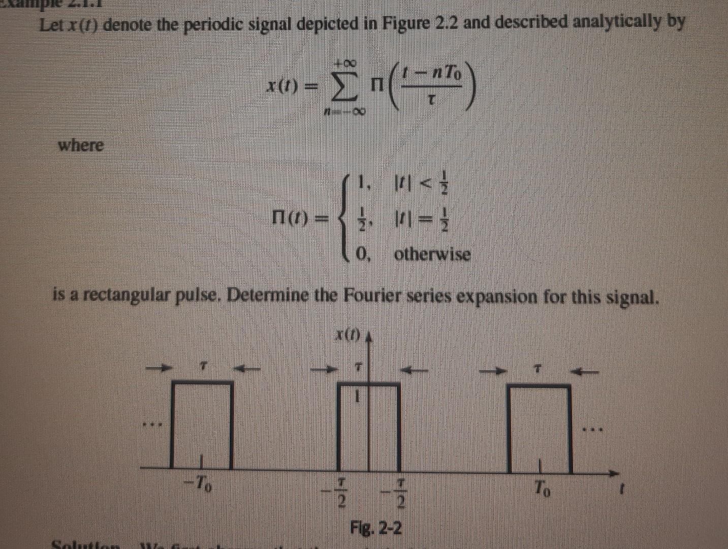 Let X 1 Denote The Periodic Signal Depicted In Chegg