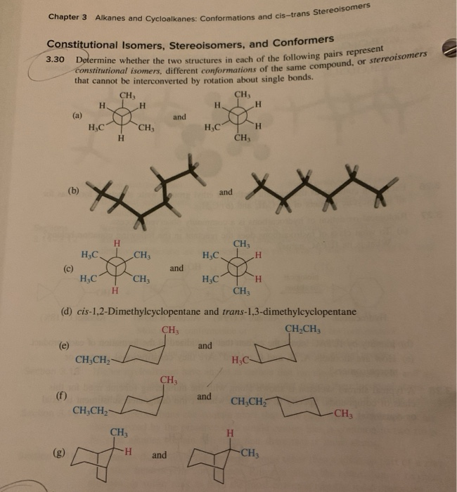 Solved Chapter Alkanes And Cycloalkanes Conformations And Chegg