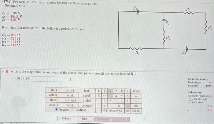 Solved Problem The Circuit Shown Has Three Voltage Chegg