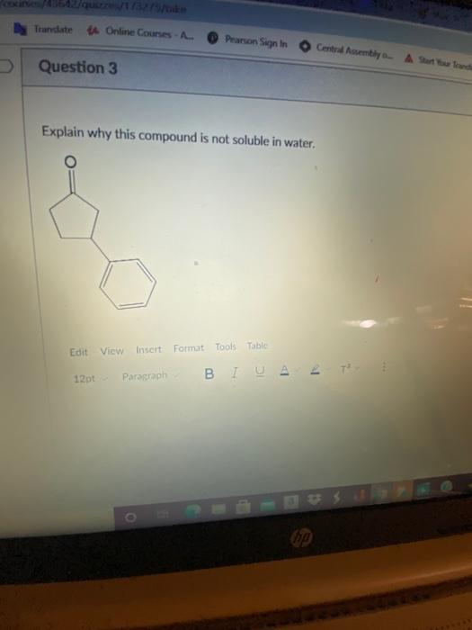 Solved Draw The Expanded Structural Formula Of Two Water Chegg