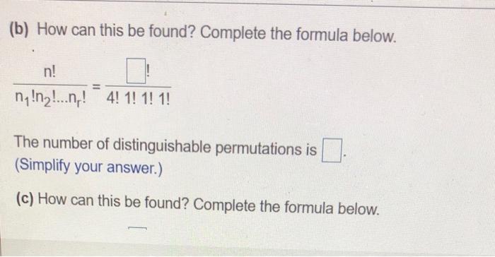 Solved If The Nobitcts In A Permutations Problem Are Not Alt Chegg