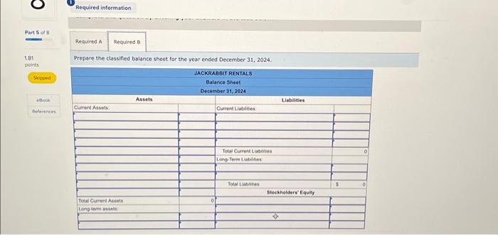 Solved Problem B Algo Complete The Full Accounting Chegg