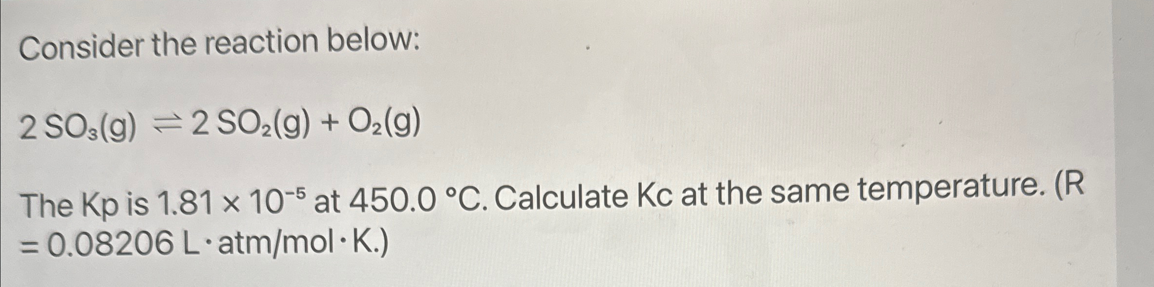 Consider The Reaction Below So G So G O G The Chegg