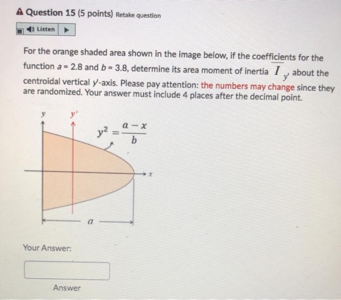 Solved A Question Points Retake Question Listen For Chegg