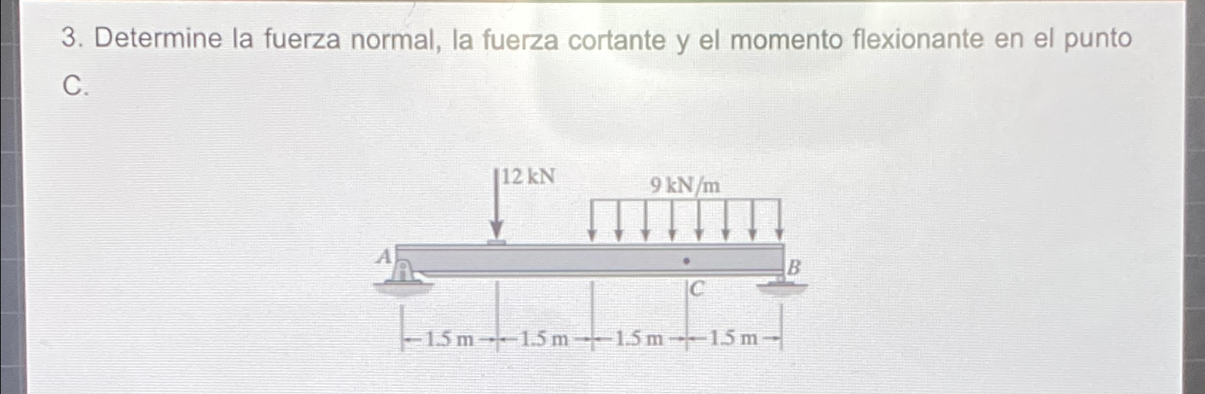 Solved Determine La Fuerza Normal La Fuerza Cortante Y El Chegg