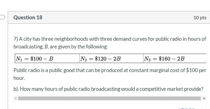 Solved Question 18 10 Pts 7 A City Has Three Neighborhoods Chegg