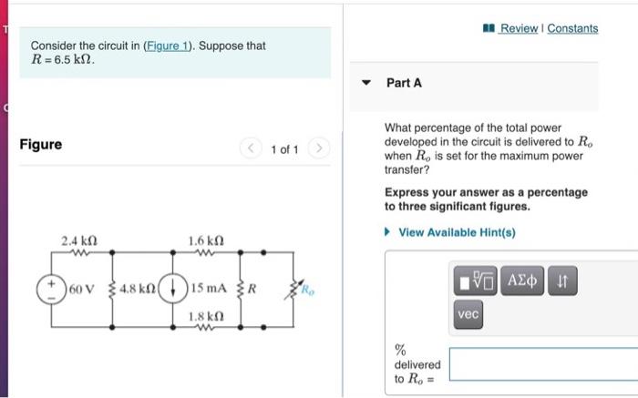 Solved Review Constants Consider The Circuit In Figure Chegg